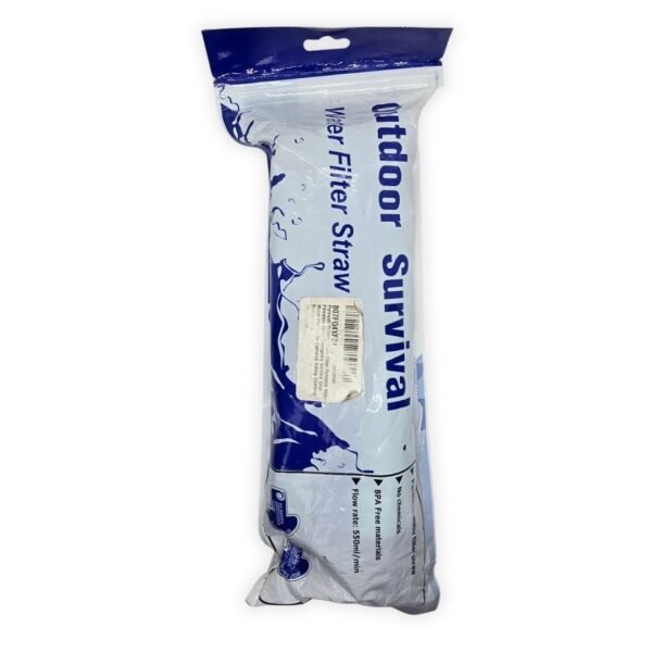 7 Filtro Purificador de Agua Portátil para Camping y Supervivencia (Pajilla Purificadora)