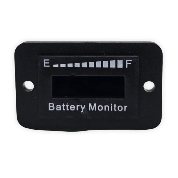 9 Medidor Indicador de Capacidad de Batería LED Universal (12V-72V)