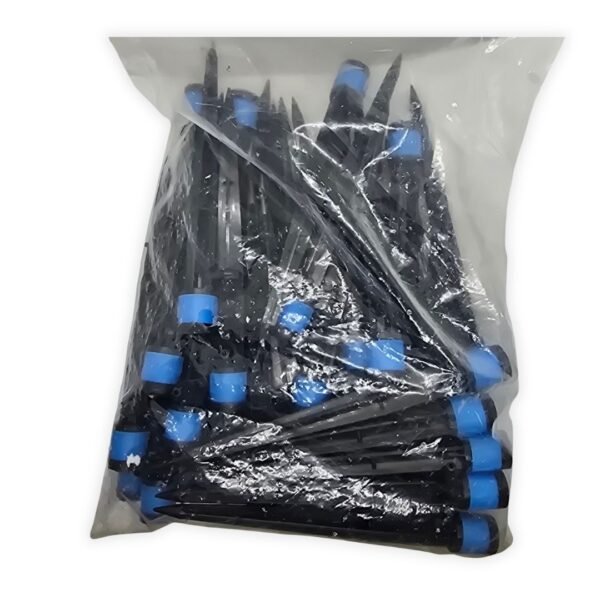 9 Estacas de Riego por Goteo y Microaspersión Regulable 360° PACKS