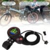 Pantalla Display LCD V889 con Acelerador de Gatillo para Scooter y Bicicleta Eléctrica