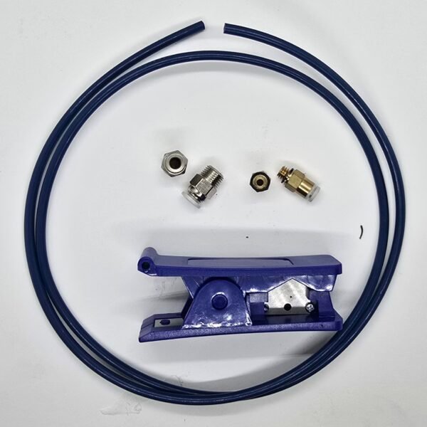 Kit Tubo Bowden PTFE Creality 1m con Cortador y Conectores PC4-M6 PC4-M10 para Impresora 3D