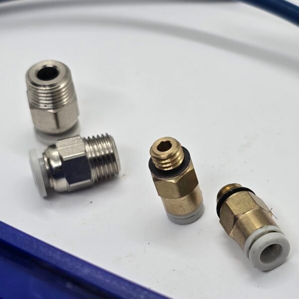 Kit Tubo Bowden PTFE Creality 1m con Cortador y Conectores PC4-M6 PC4-M10 para Impresora 3D