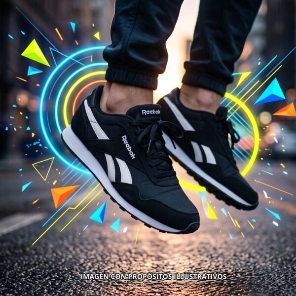 Tennis Reebok Classic Retro Runner Negras Talla 42.5 (9.5 US) Originales