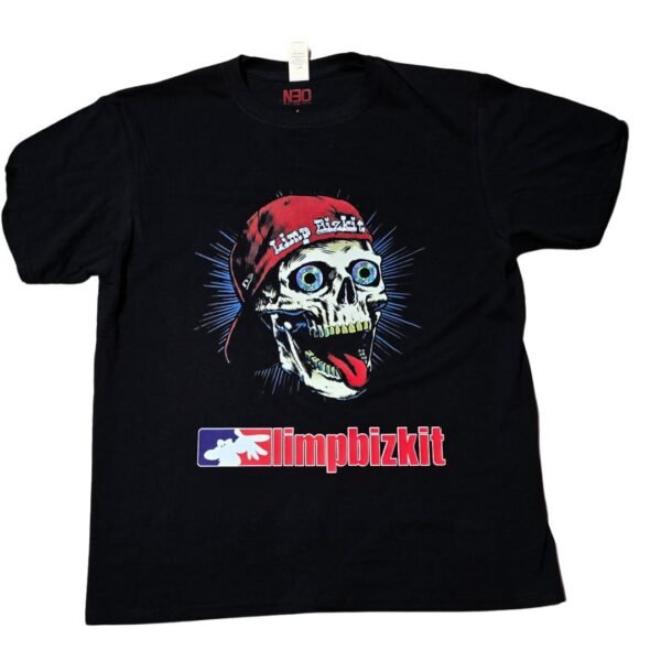 5 Camiseta Nu Metal Limp Bizkit Skull