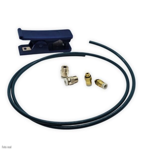 Kit Tubo Bowden PTFE Creality 1m con Cortador y Conectores PC4-M6 PC4-M10 para Impresora 3D