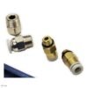 Kit Tubo Bowden PTFE Creality 1m con Cortador y Conectores PC4-M6 PC4-M10 para Impresora 3D